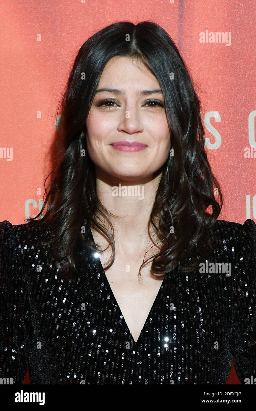 Lucie Boujenah attends the Edmond Premiere at cinema Gaumont