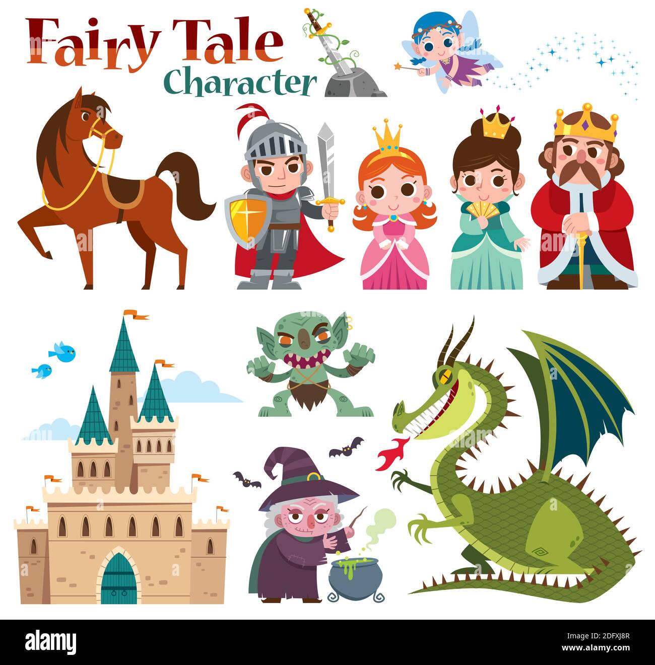 fairy tale cartoon characters