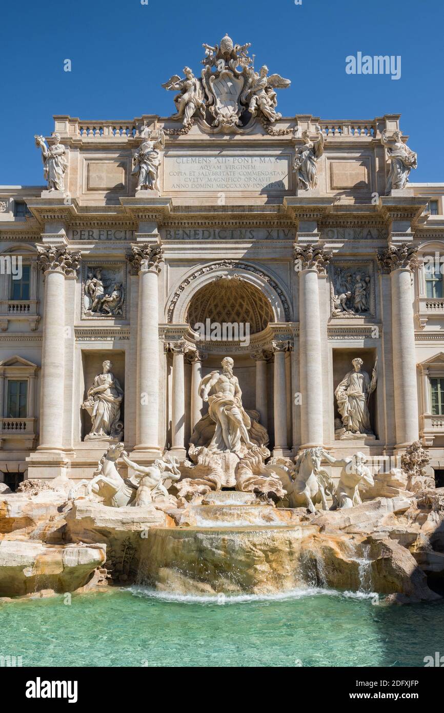 Fontana di Trevi in Rome Stock Photo