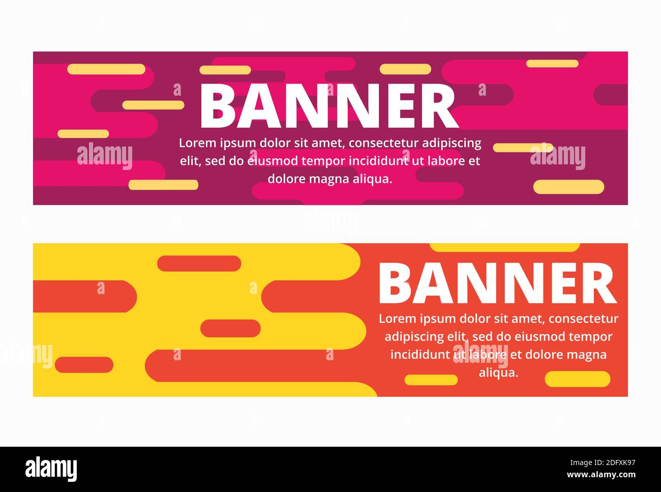 colorful abstract template banner vector illustration Stock Vector