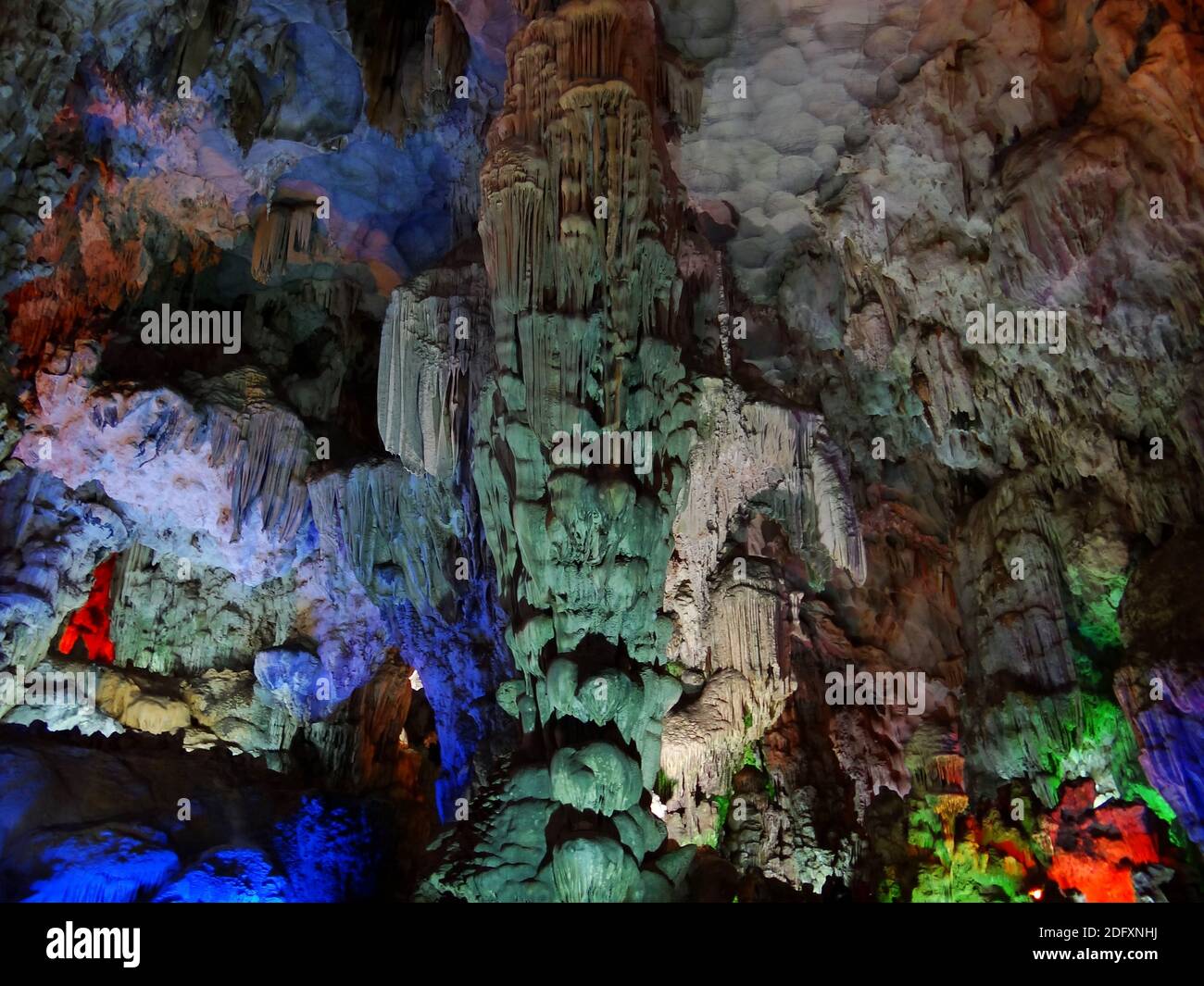 Rock formation and cave in Vietnam Stock Photo - Alamy