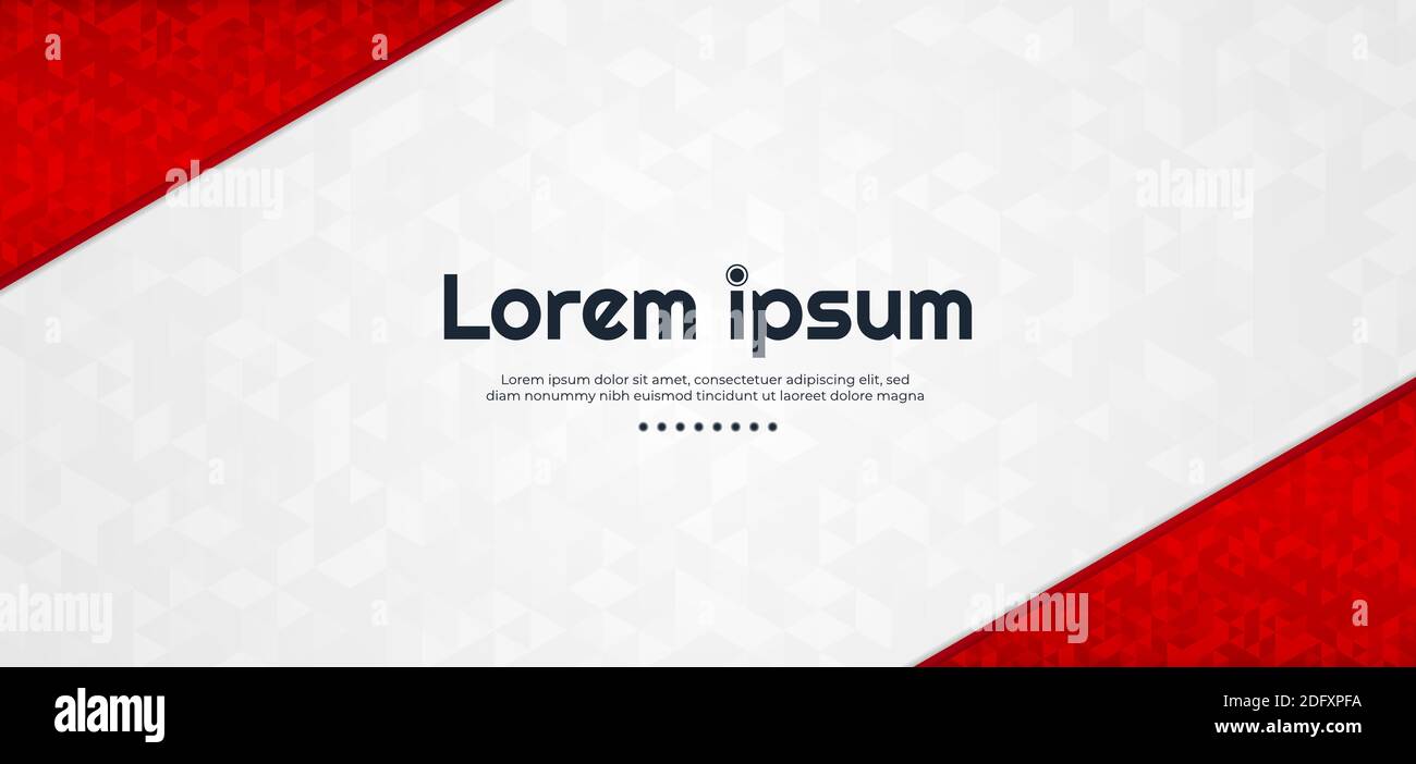 Red triangle polygon pattern overlap layer abstract design. vector illustration. Stock Vector