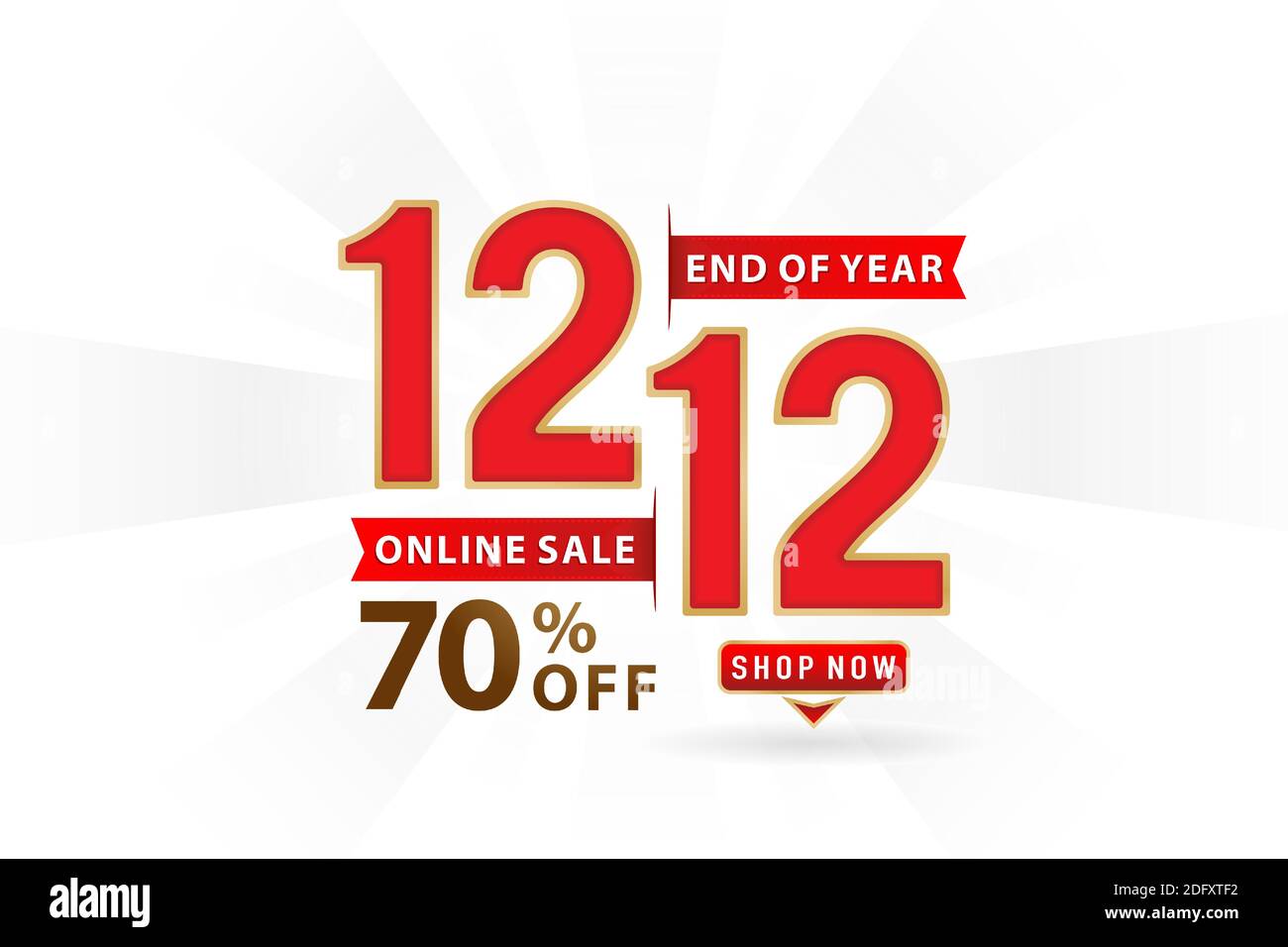 single Assimilatie Omleiding 12.12 sale, 12.12 online sale, End Of Year Sale, Shopping day festival  number date red with ribbon isolated, online shop sign, for poster, flyer  Stock Vector Image & Art - Alamy
