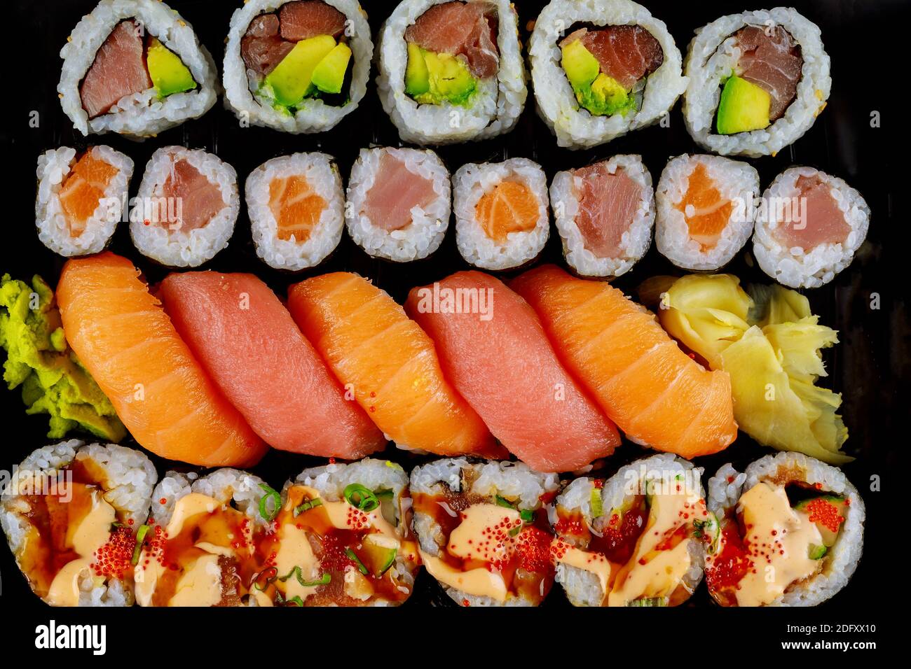 Raw fish roll hi-res stock photography and images - Alamy