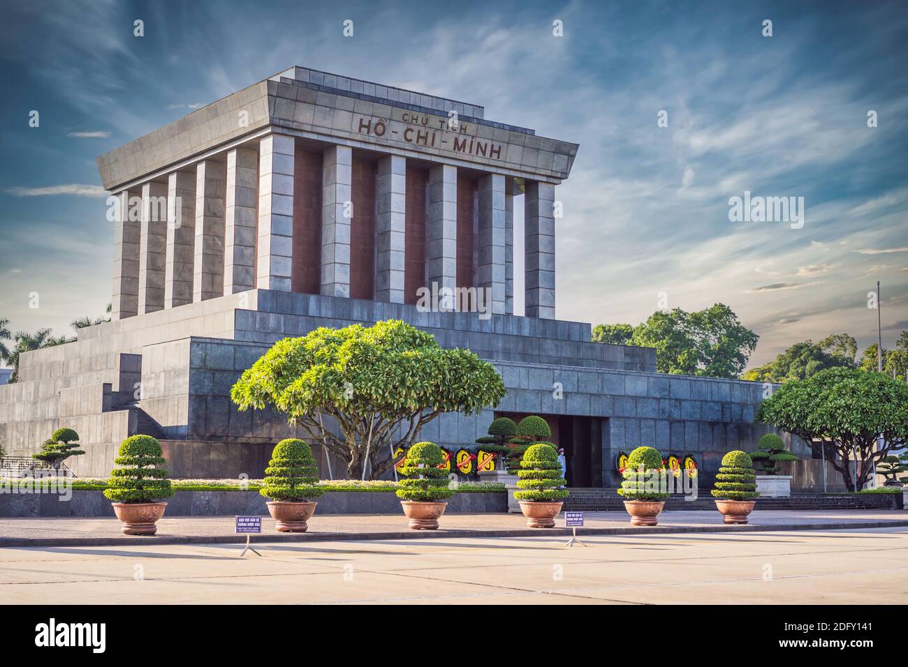 Ho Chi Minh mausoleum in Hanoi, Vietnam Stock Photo