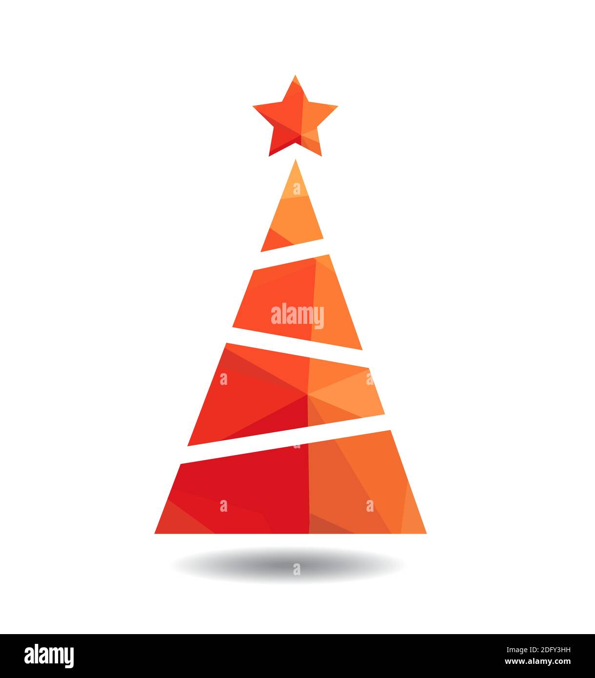 Abstract christmas tree vector illustration Stock Vector Image & Art