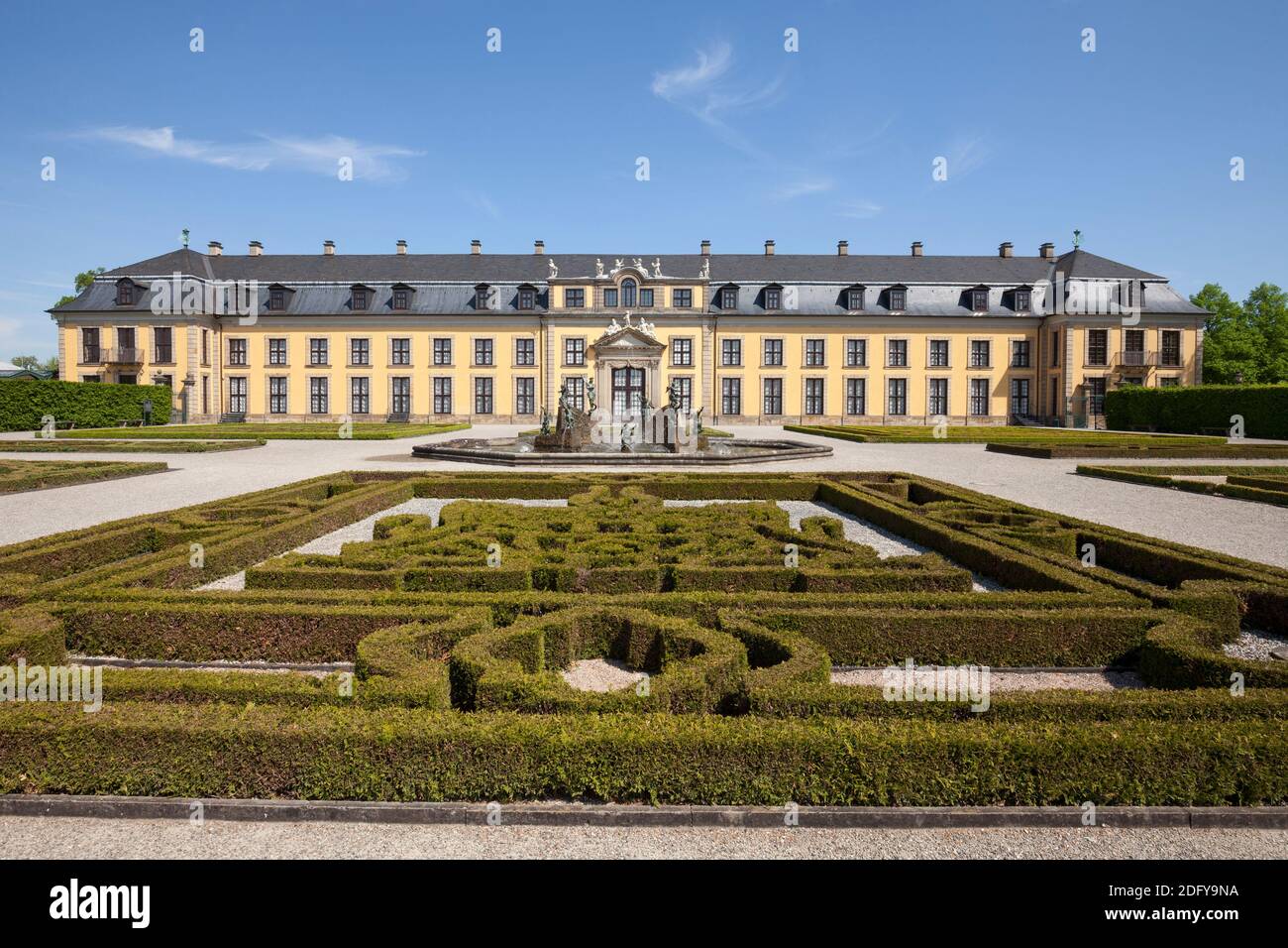 geography / travel, Germany, Lower Saxony, Hanover, Herrenhausen Gardens, balcony, orangery, Additional-Rights-Clearance-Info-Not-Available Stock Photo