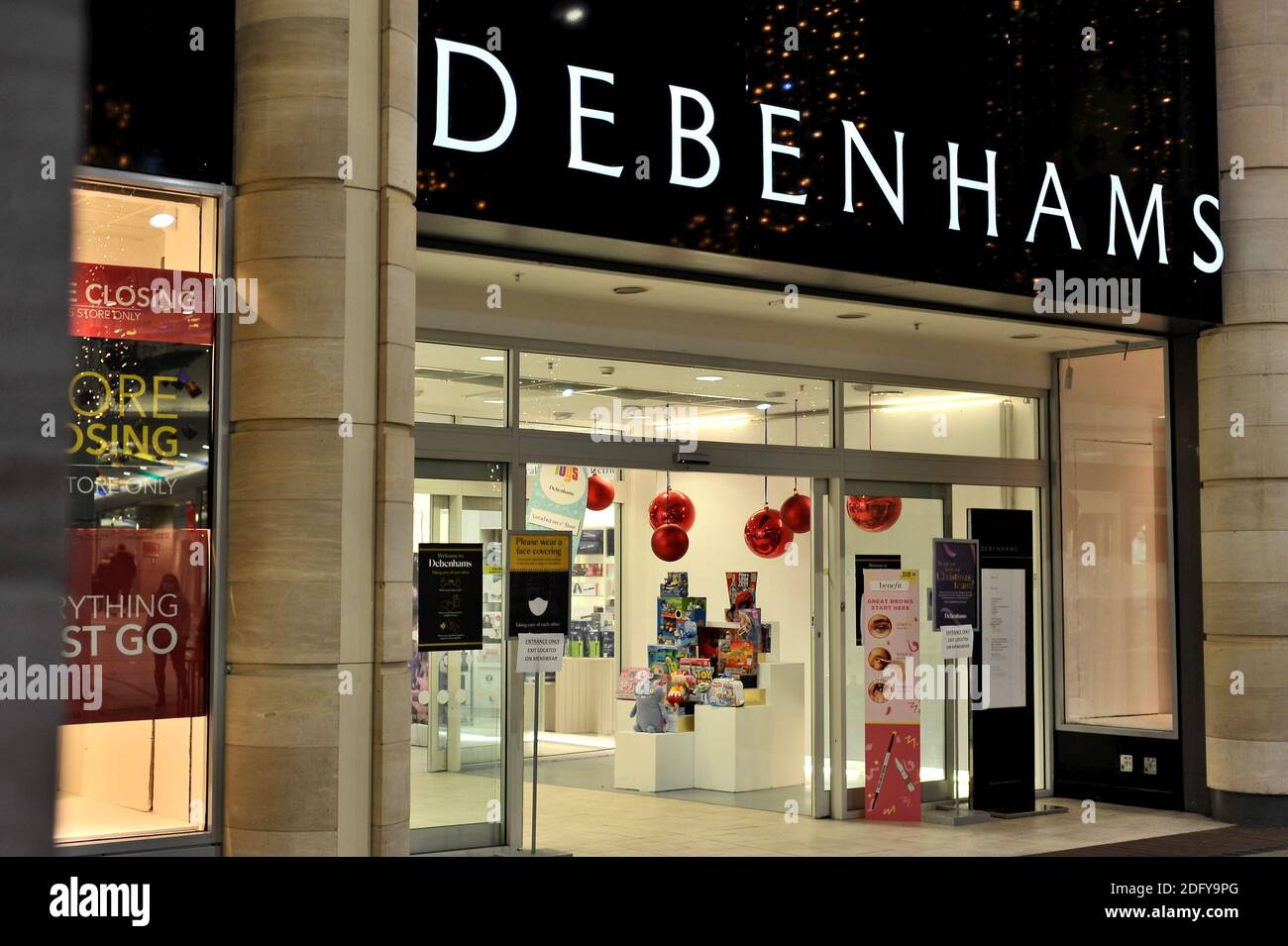 Debenhams Store Front Stock Photo