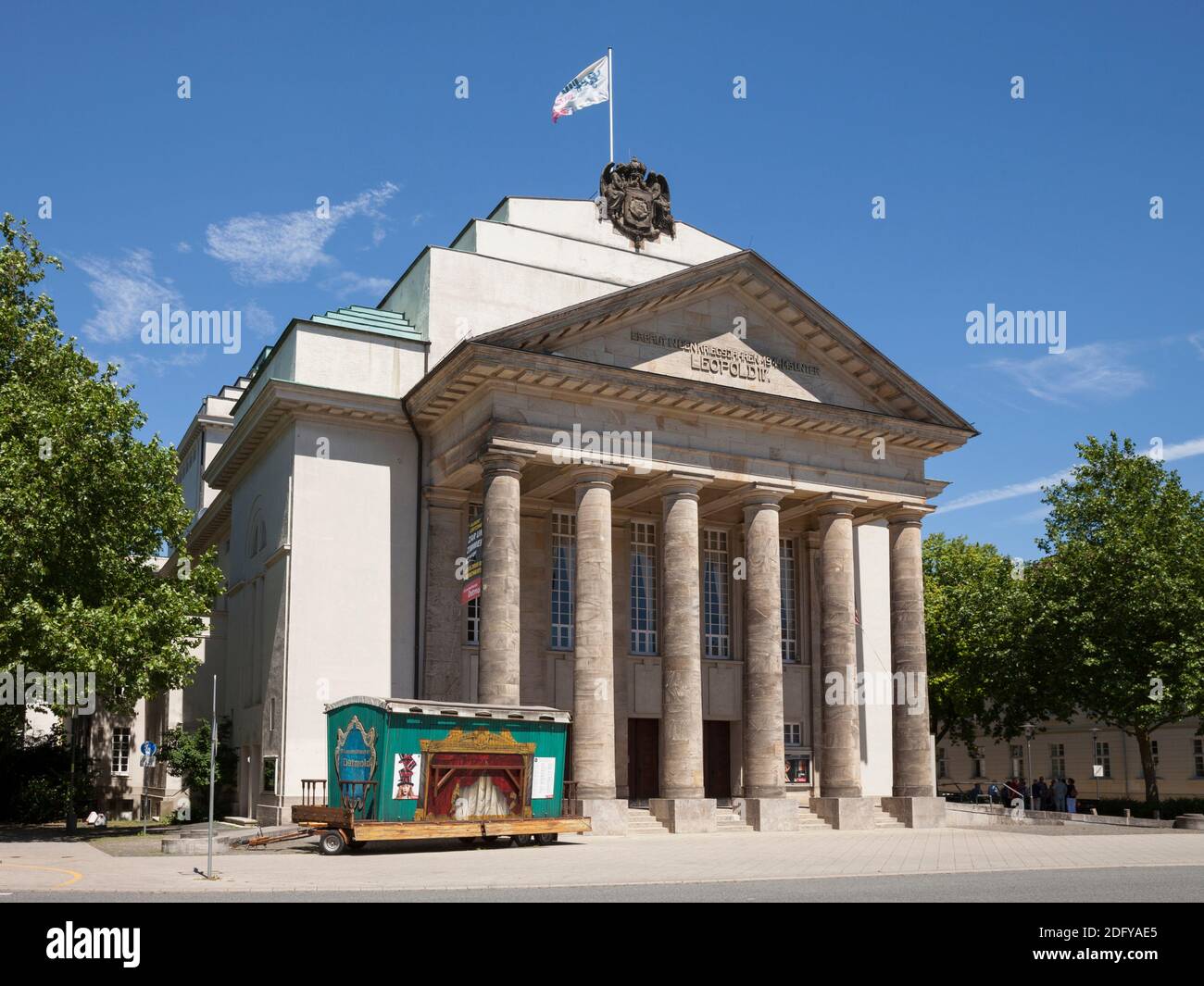 geography / travel, Germany, North Rhine-Westphalia, Detmold, regional theatre, Additional-Rights-Clearance-Info-Not-Available Stock Photo