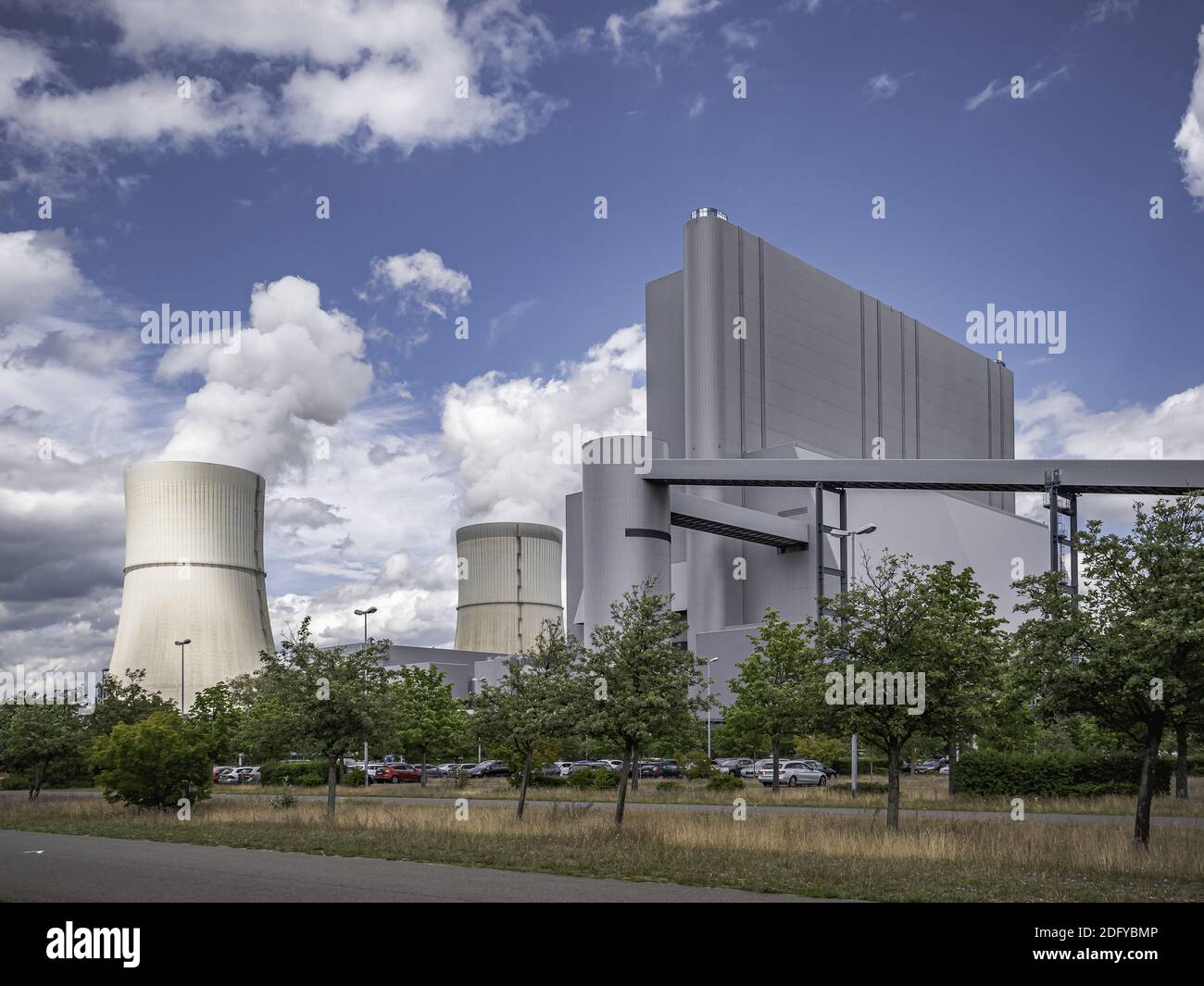 Lignite Power Plant Schwarze Pumpe Stock Photo