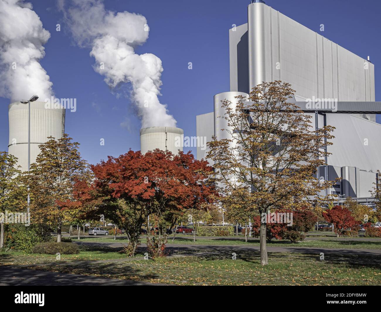 Lignite Power Plant Schwarze Pumpe Stock Photo
