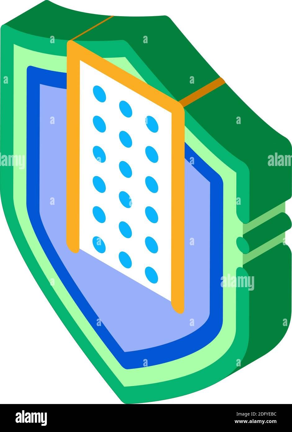 smart house protection isometric icon vector illustration Stock Vector ...