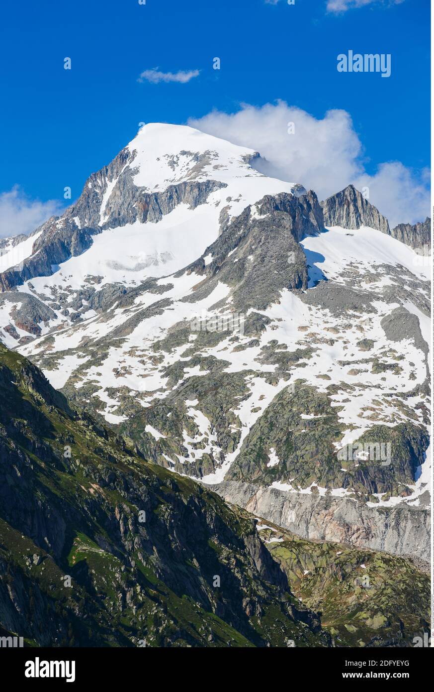 geography / travel, Switzerland, Galenstock, 3586 m, universal resource identifier, Additional-Rights-Clearance-Info-Not-Available Stock Photo