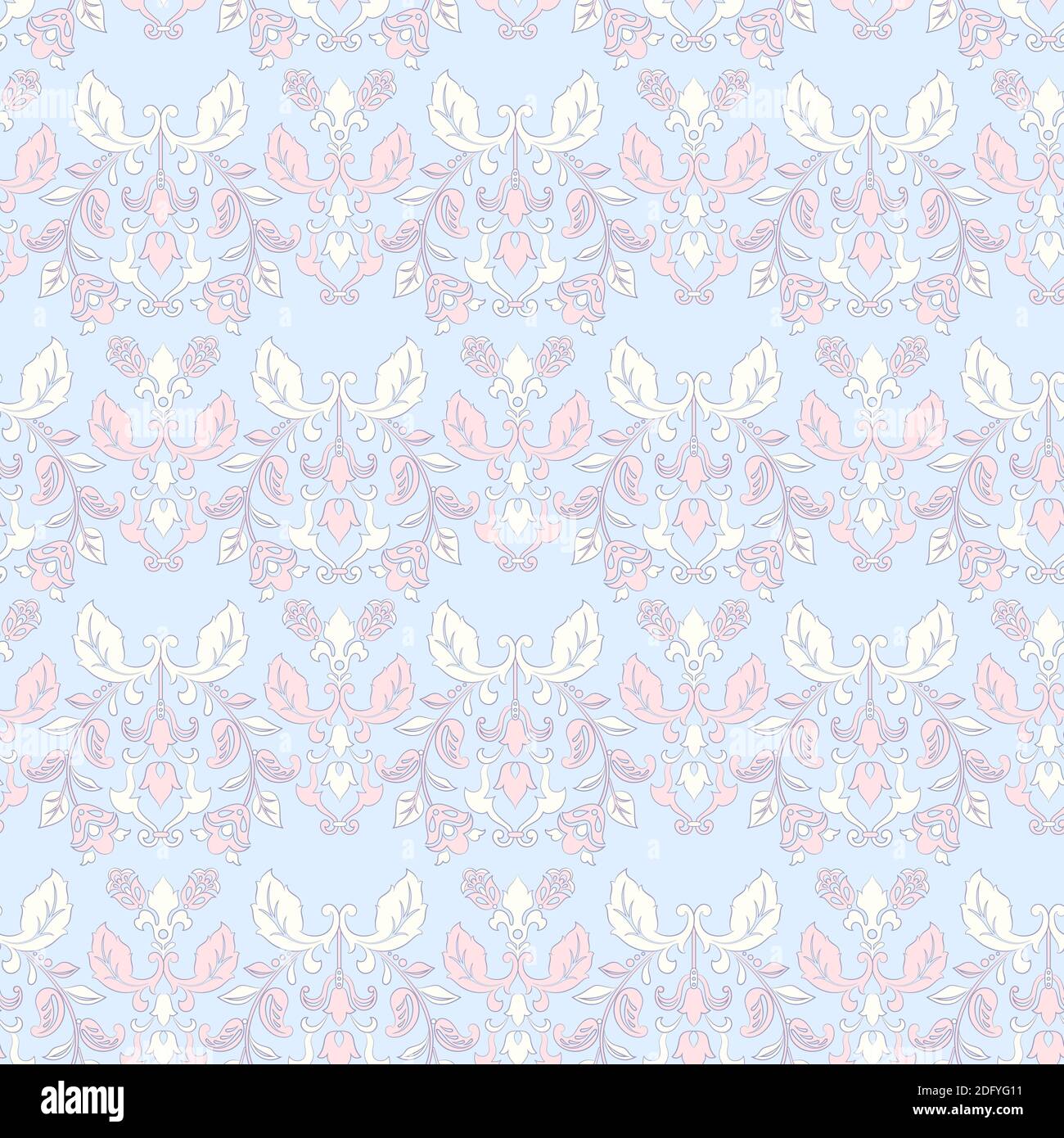 Seamless vintage wallpaper. Vector background Stock Vector Image & Art