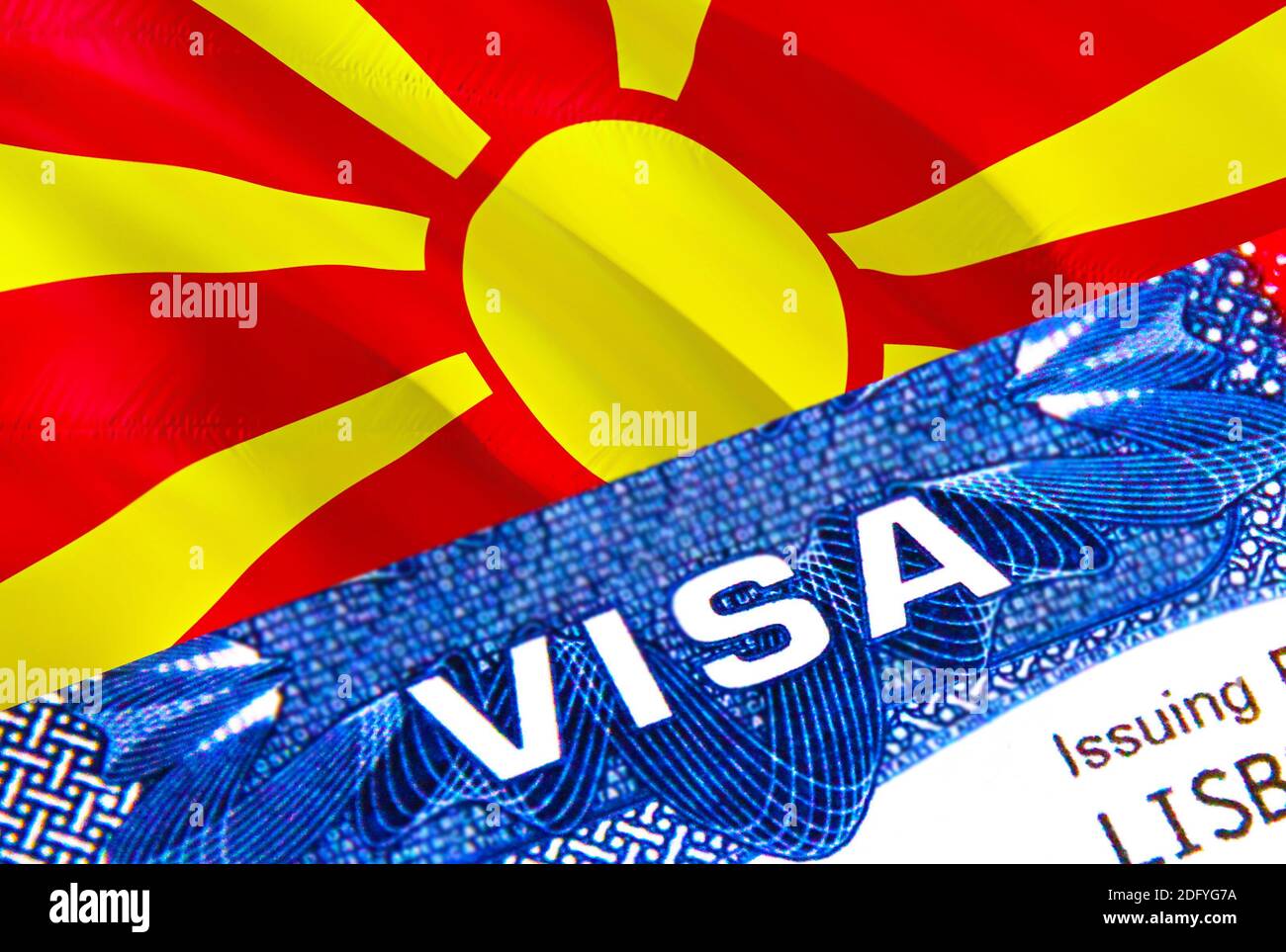 Macedonia Visa High Resolution Stock Photography And Images Alamy