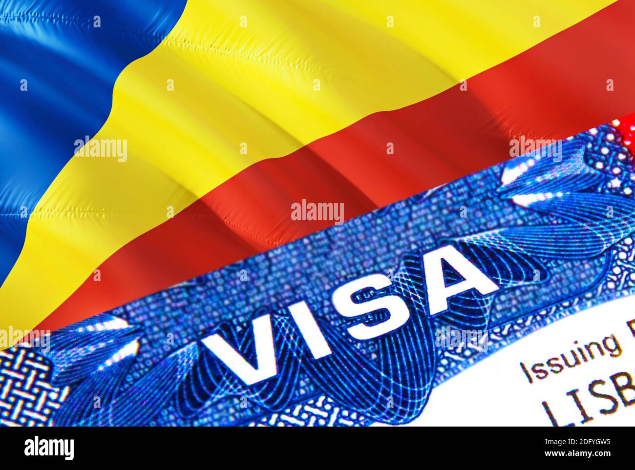 Seychelles visa stamp in passport with VISA text. Passport traveling abroad  concept. Travel to Seychelles concept - selective focus,3D rendering. Immi  Stock Photo - Alamy