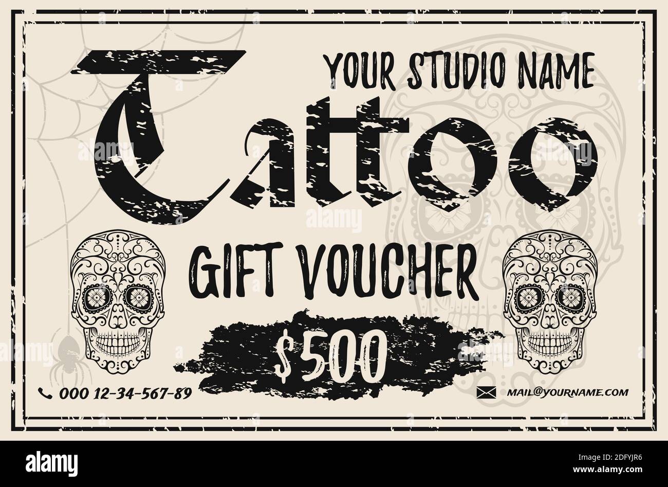 tattoo-gift-voucher-paper-party-supplies-hamaguri-co-jp