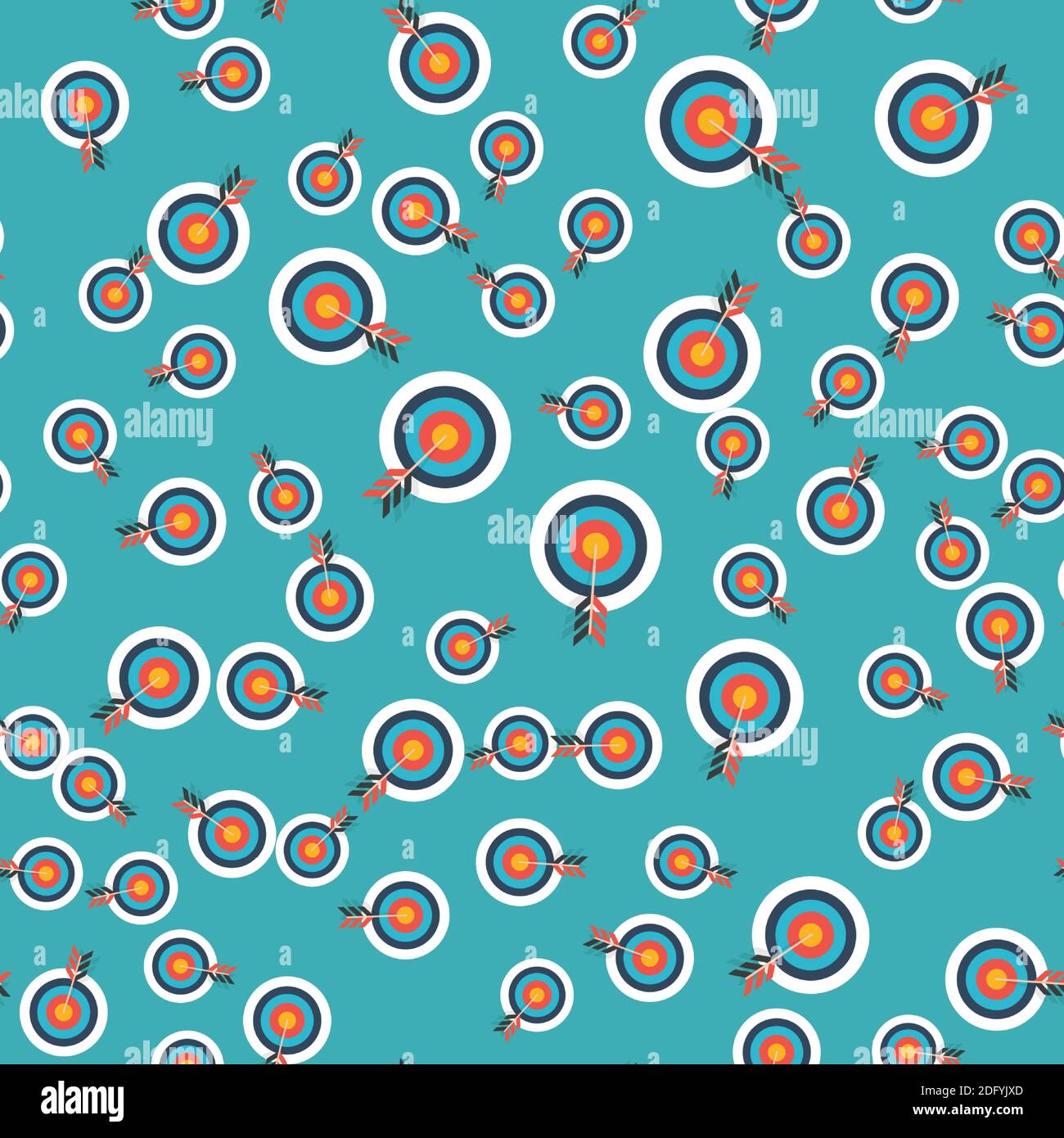 Target Flat Concept Icon Vector Illustration. Target Icon Image. Target Icon Sign. seamless pattern Stock Vector