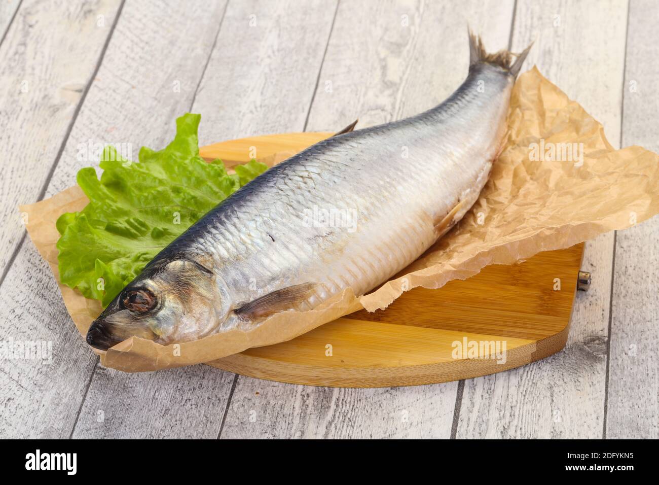 Salted herring fish ready for eat Stock Photo Alamy