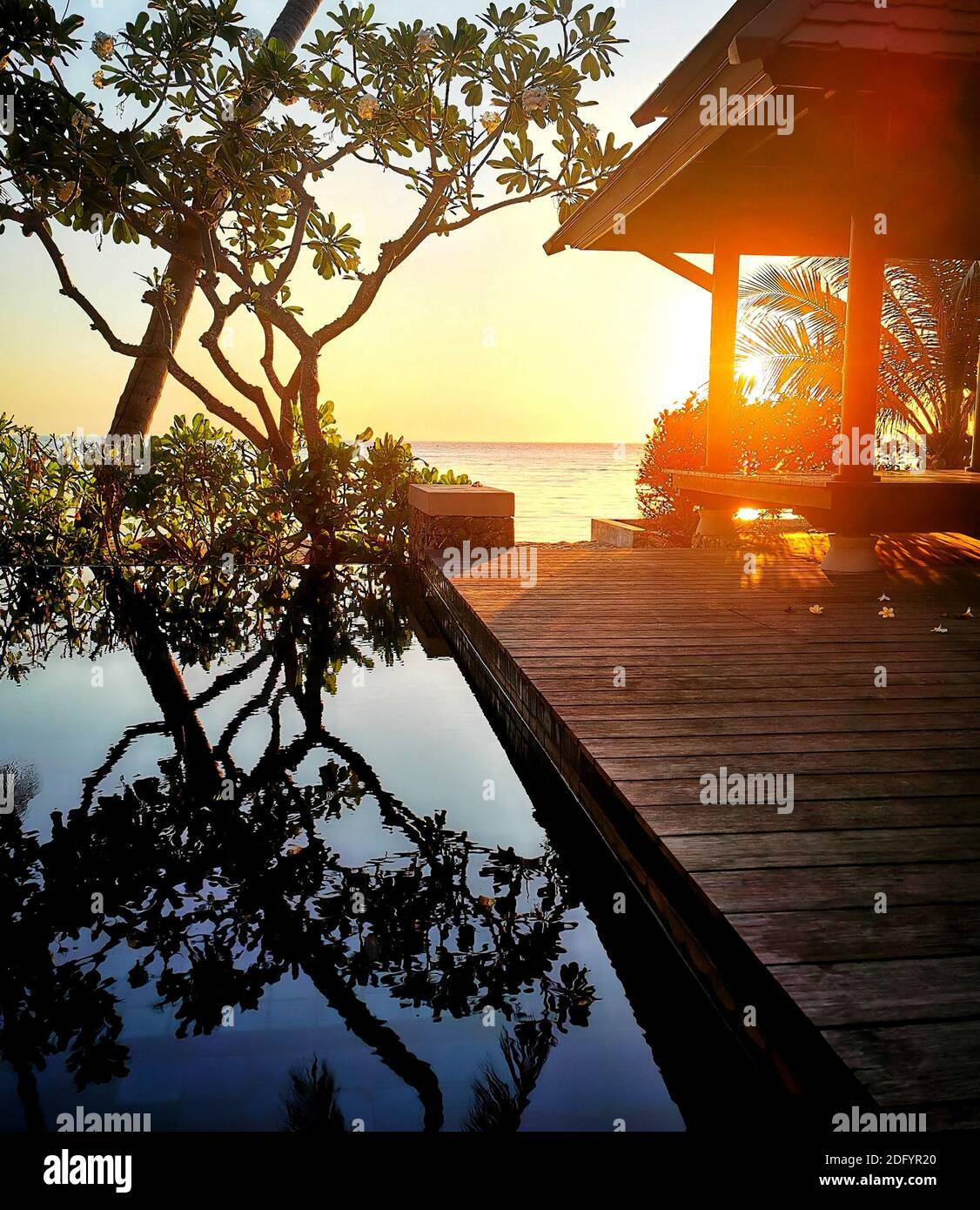 Sun rise, Koh Samui, Thailand Stock Photo