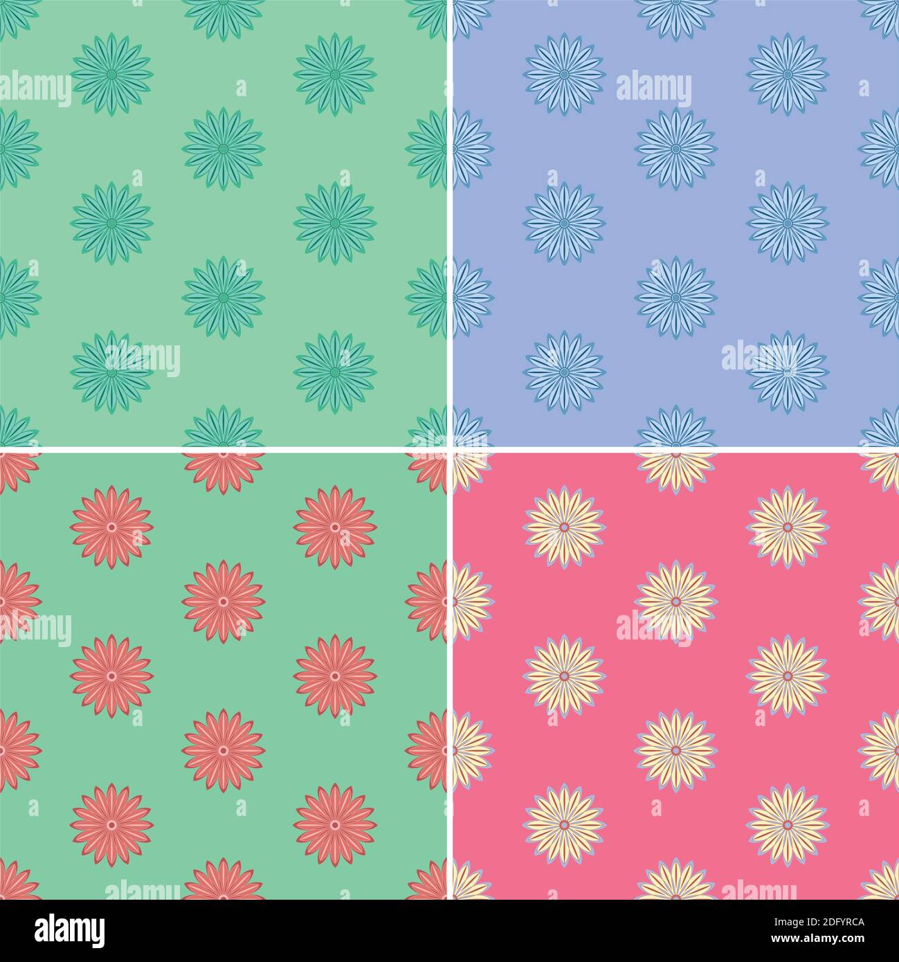 Mandalas set pattern hi-res stock photography and images - Alamy