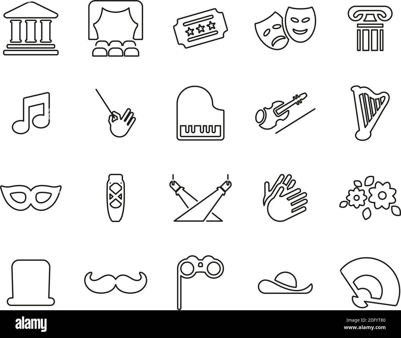 Pillar piano Stock Vector Images - Alamy