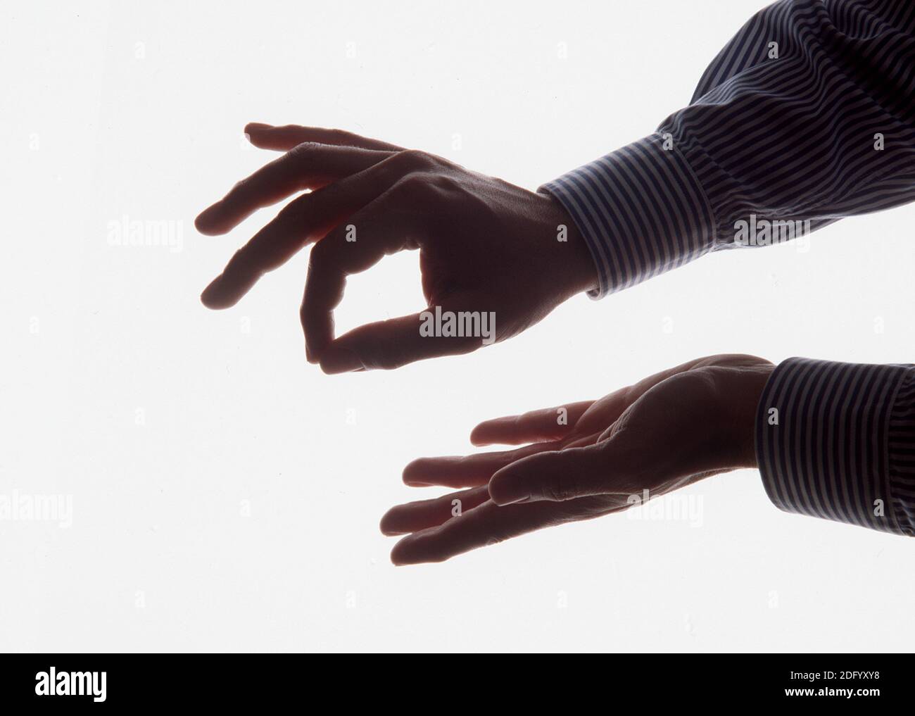 Men's hands Stock Photo