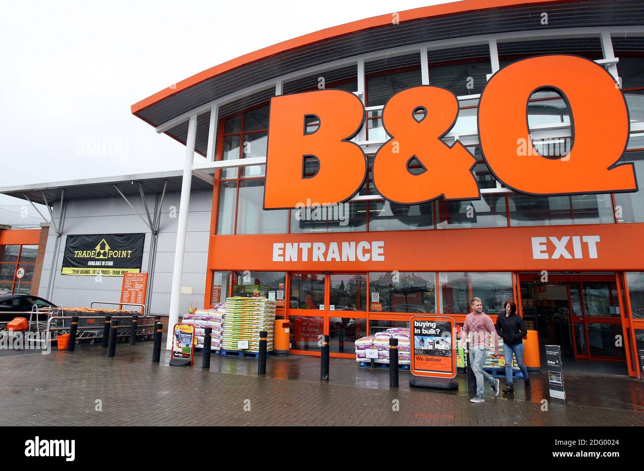 File photo dated 19/3/13 of a generic view of a B&Q store. The company behind B&Q has said it plans to return millions of pounds to the UK and Irish Governments, becoming the latest firm to pay back business rates relief. Stock Photo