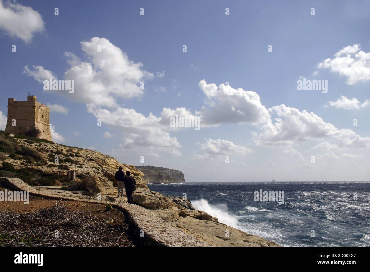 Coast of maltas Stock Photo