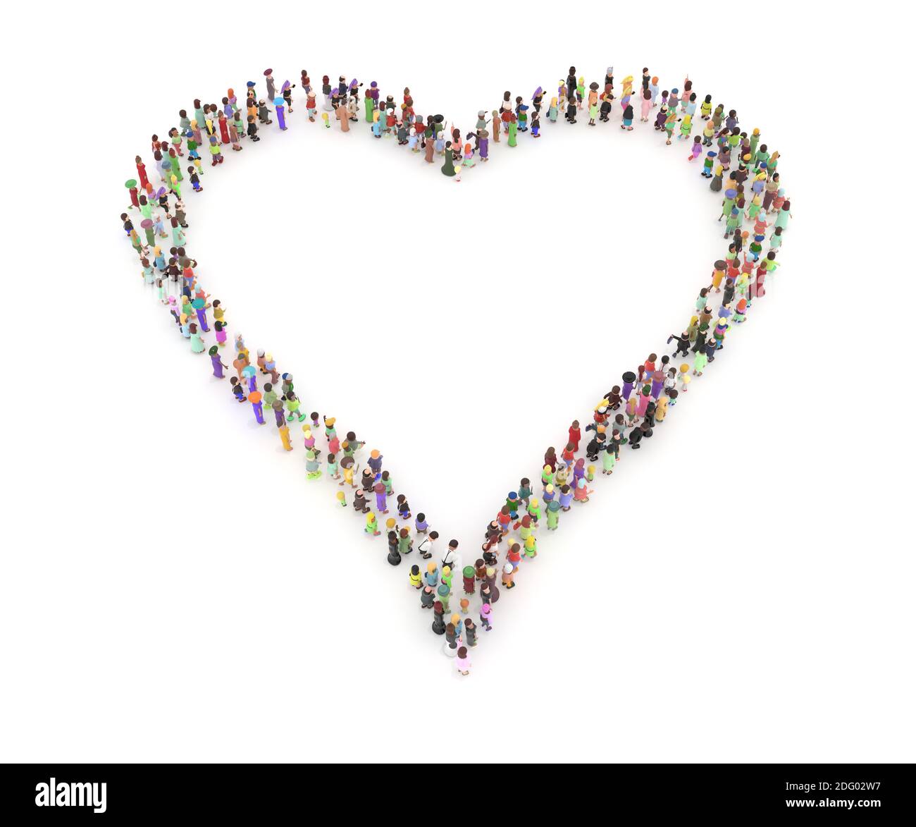 Crowd Of People Above View Cut Out Stock Images & Pictures - Alamy