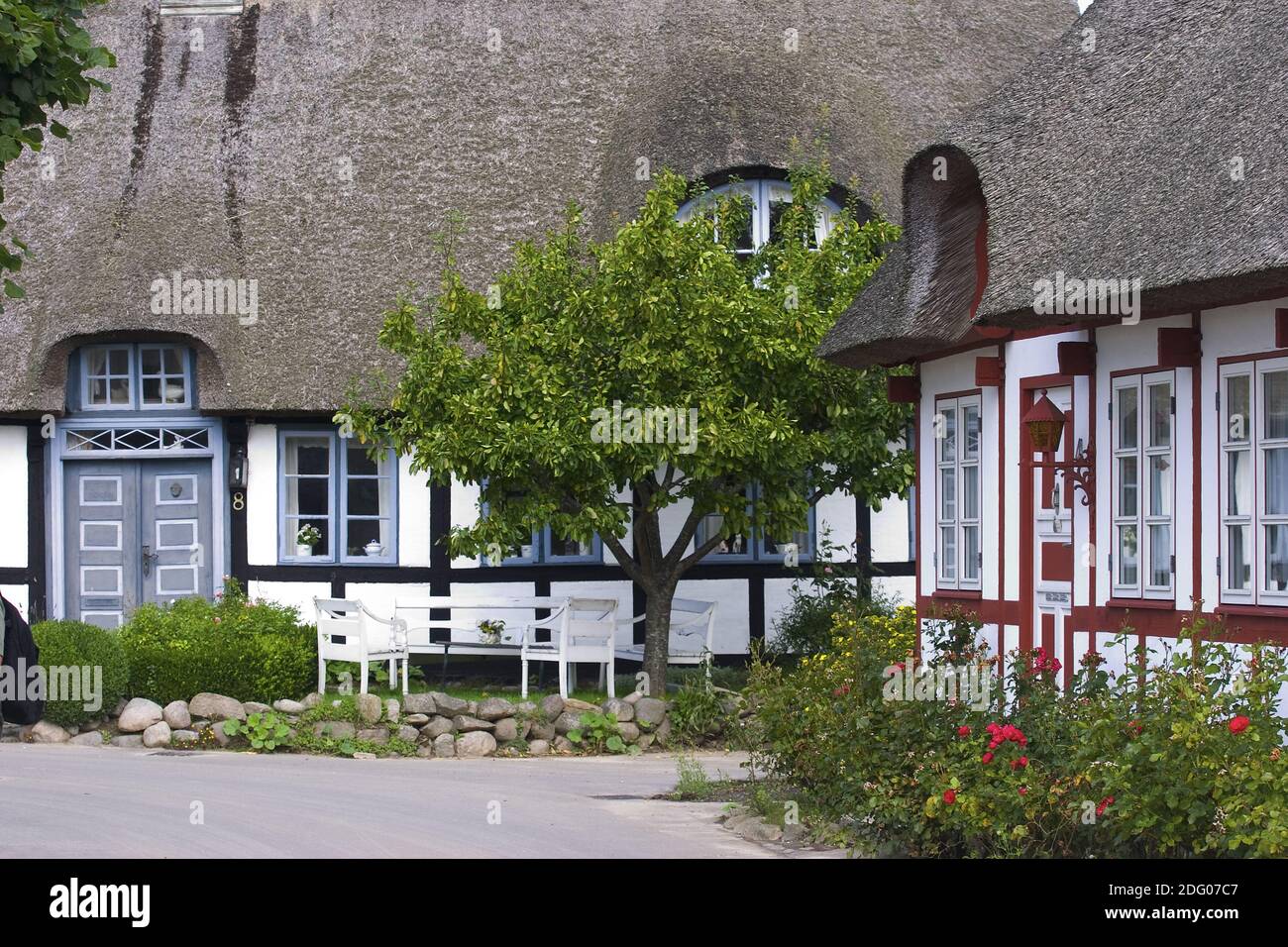 Traditional house in Danmark Stock Photo