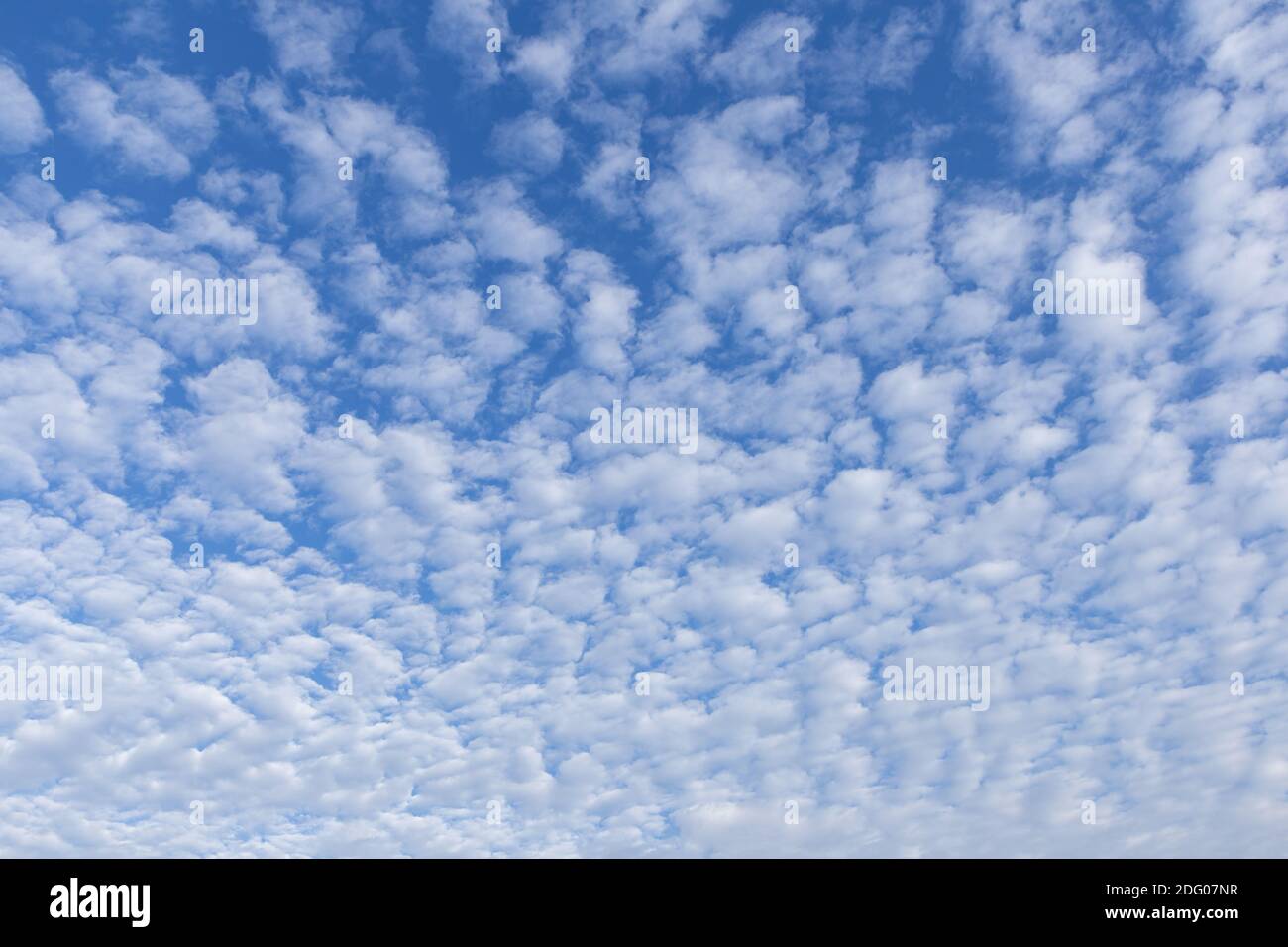 Blue sky background with white clouds on sunny day Stock Photo - Alamy
