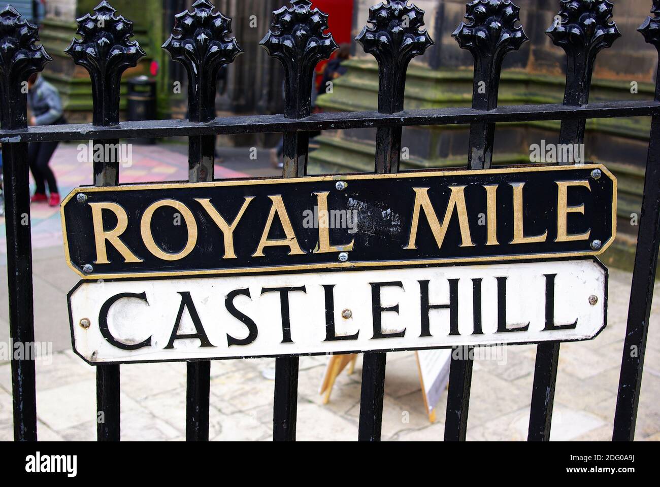 The royal mile Stock Photo - Alamy