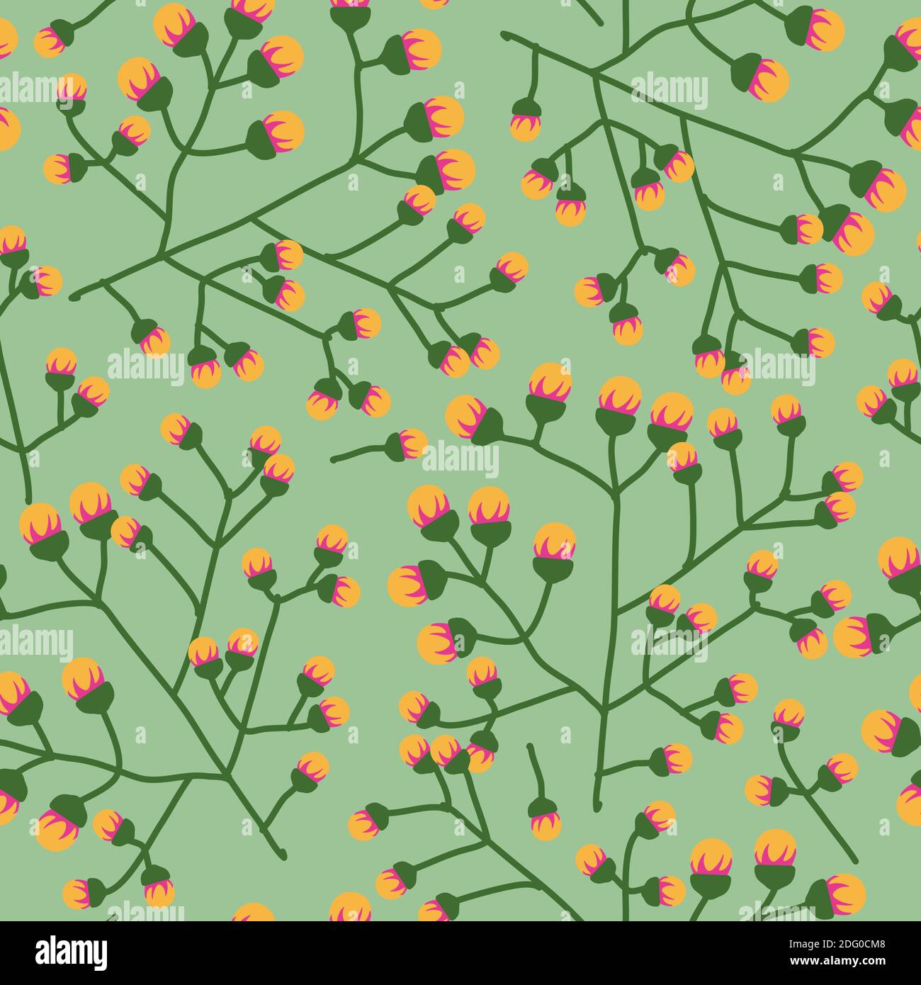 Floral background, tender petals flowers pattern Stock Vector