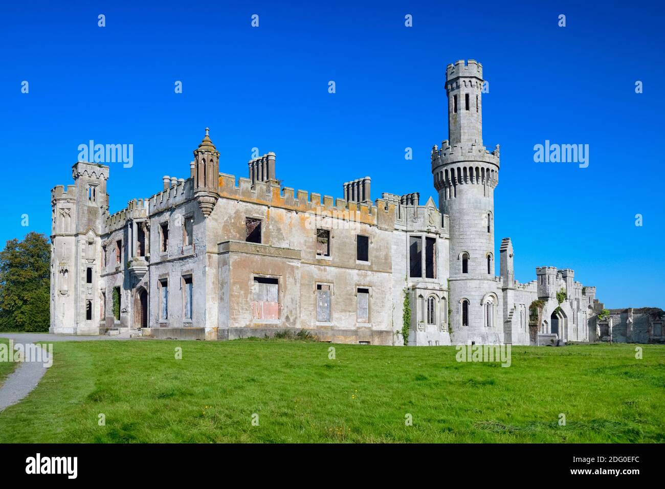 Republic of Ireland, County Carlow, Duckett's Grove, ruin of the 19th