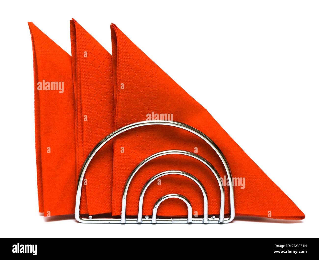 Paper napkins on white background Stock Photo Alamy