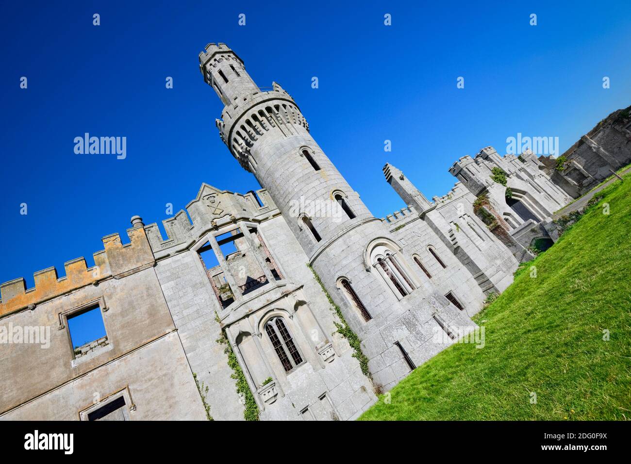 Republic of Ireland, County Carlow, Duckett's Grove, ruin of the 19th