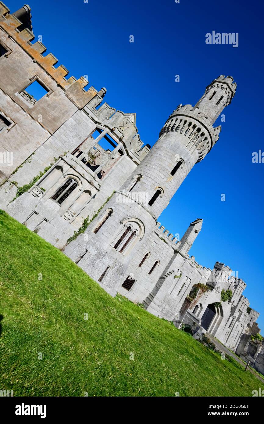 Republic of Ireland, County Carlow, Duckett's Grove, ruin of the 19th