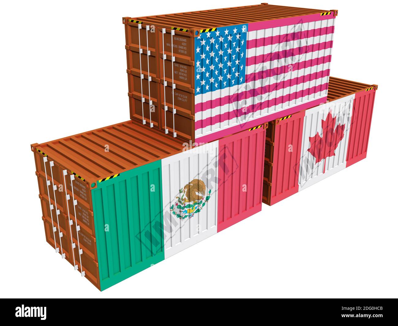 Cargo containers Cut Out Stock Images & Pictures Alamy