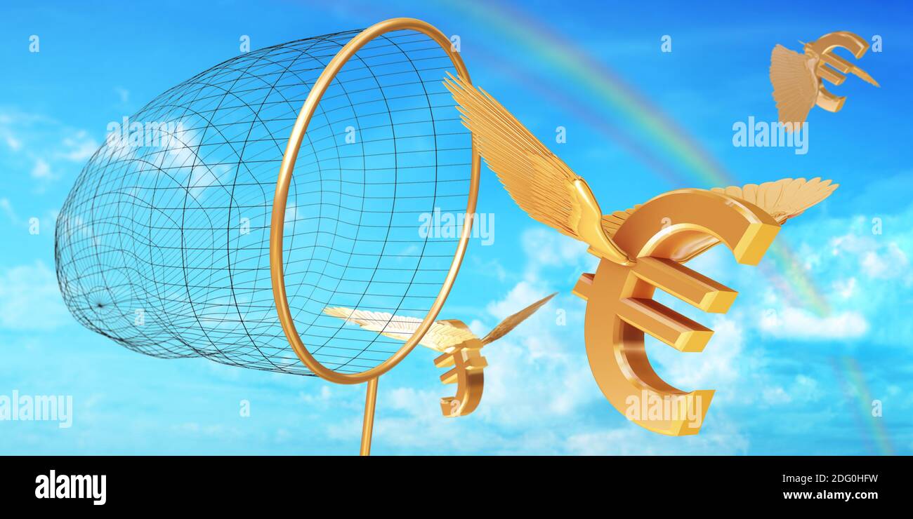 Euro symbol rainbow hi-res stock photography and images - Alamy