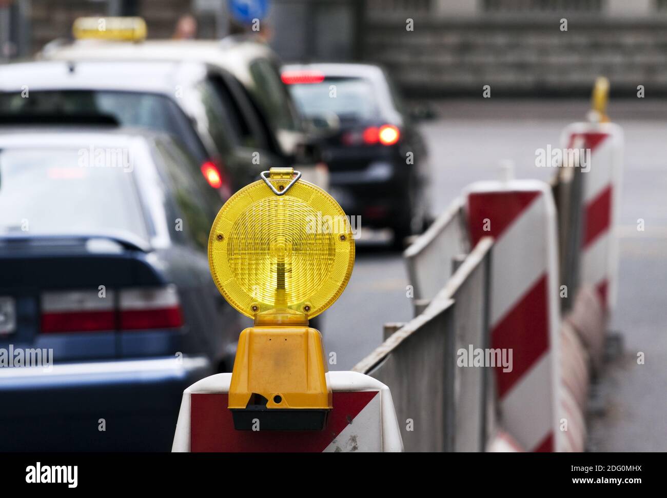 Road construction site Stock Photo - Alamy