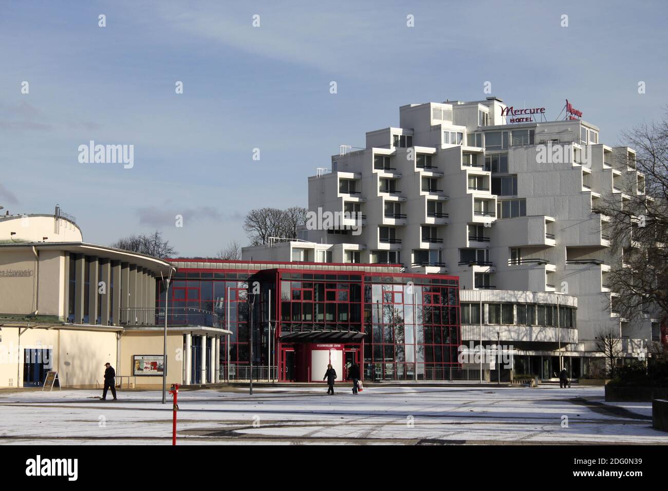 Theatre and Weserbergland Centre Hameln Stock Photo