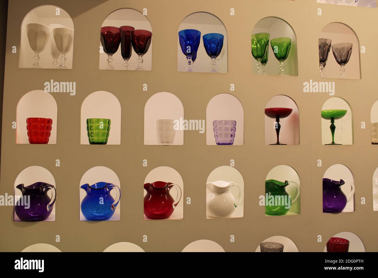 glass pottery ceramic glass flasks for decoration Stock Photo Alamy