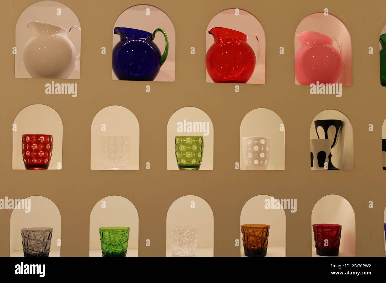 glass pottery ceramic glass flasks for decoration Stock Photo Alamy