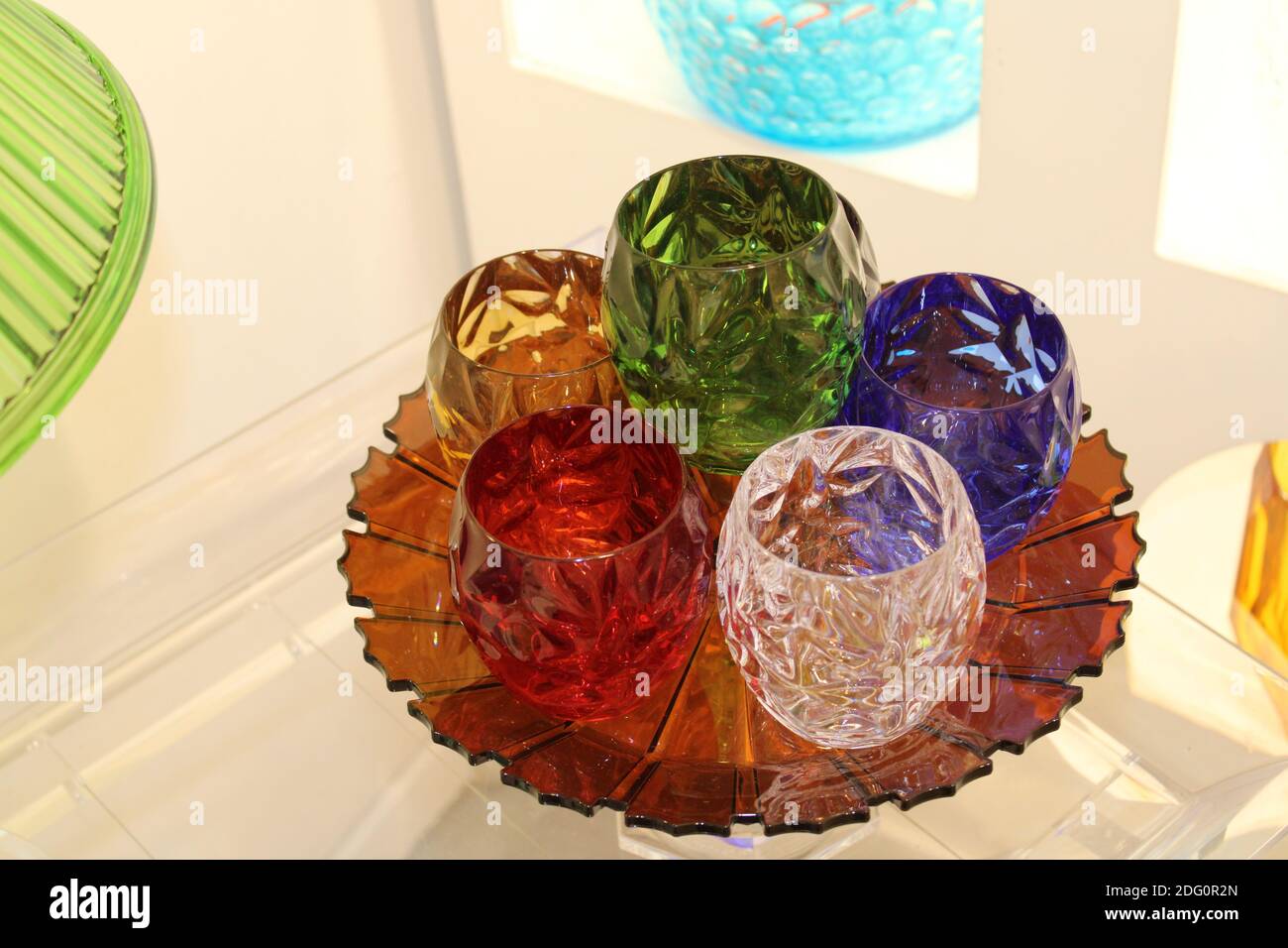 glass pottery ceramic glass flasks for decoration Stock Photo Alamy