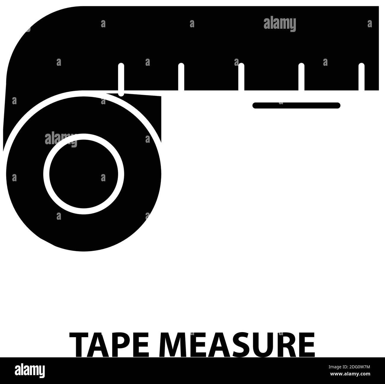 Illustration of measuring tape. Concept for body measurements Stock Vector  Image & Art - Alamy