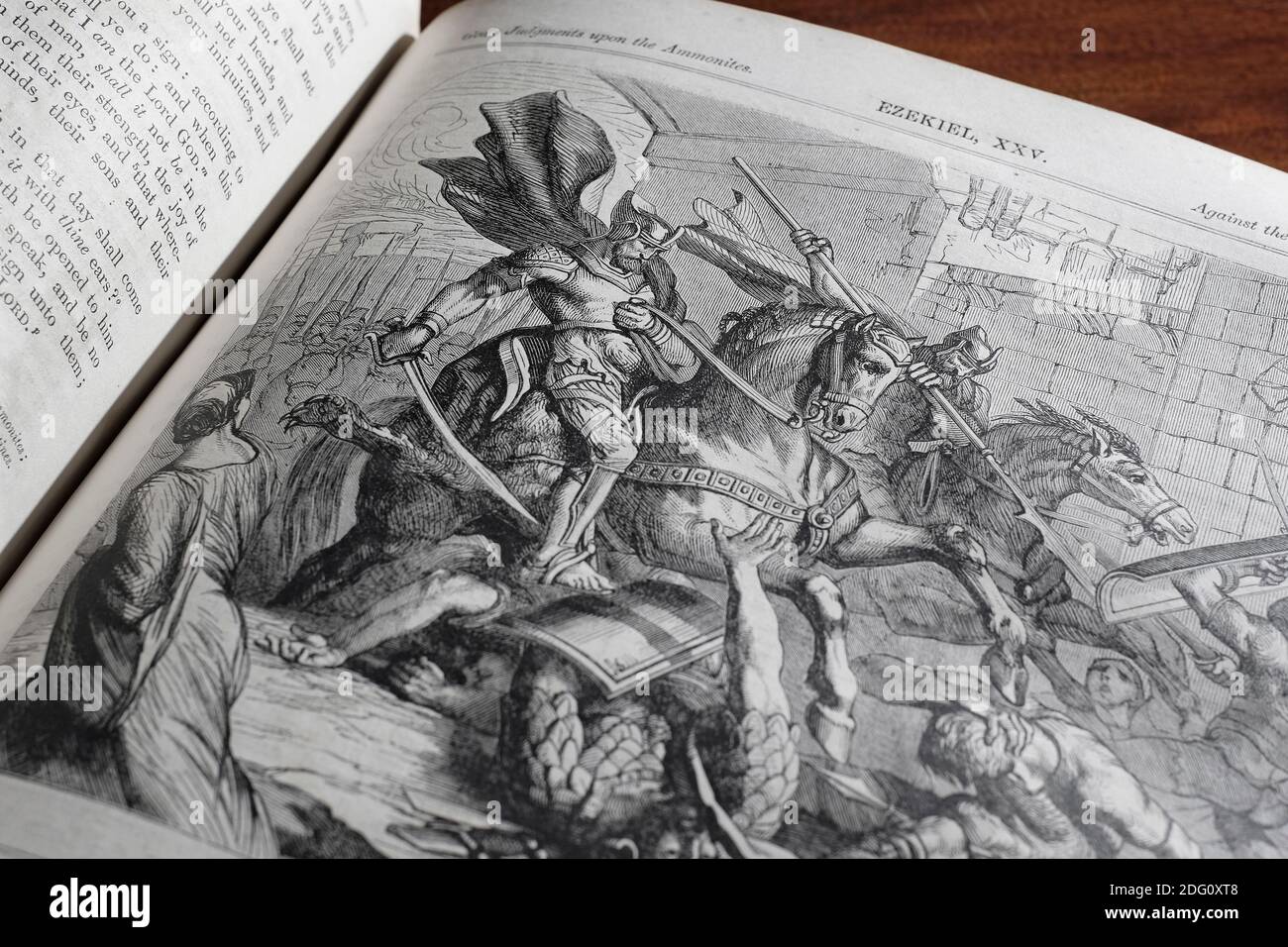 the capture of tyre by the macedonian army Stock Photo