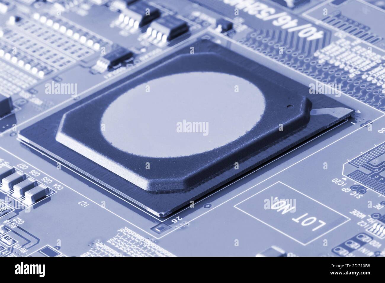 Plate Microprocessor Component data plate hi-res stock photography and images - Alamy