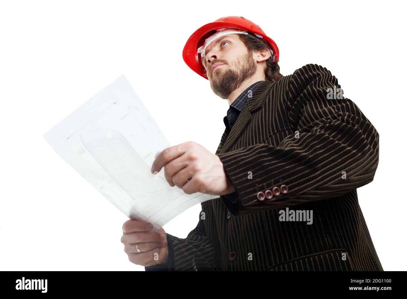 Planner with plan Stock Photo