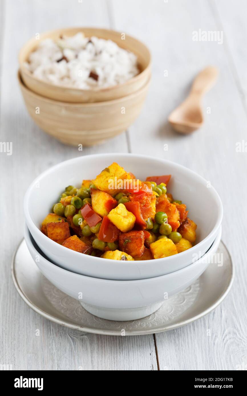 Indian Vegetarian Dish Stock Photo - Alamy